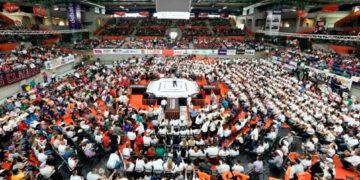 Personal de salud se suma al mitin de Sheinbaum en Sinaloa