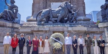 La transformación debe continuar, dice Américo desde el Ángel de la Independencia