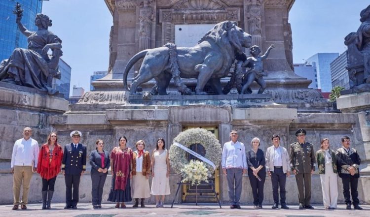 La transformación debe continuar, dice Américo desde el Ángel de la Independencia