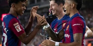 Barcelona golea 5-0 al Betis