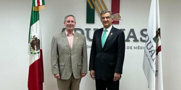 Logra gobernador apoyos para dos recintos fiscales, planta de fertilizantes y obras hidráulicas