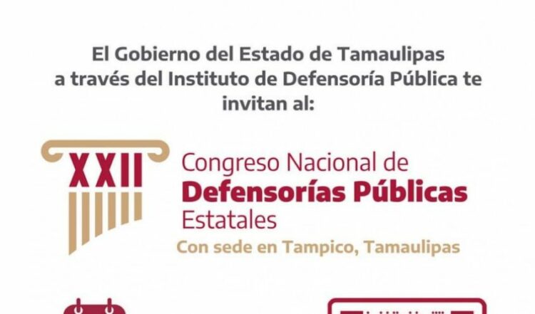 Tampico se viste de Ley: llega el XXII congreso de defensorías públicas