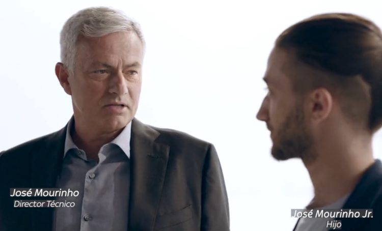 Jose Mourinho mata ilusiones de verlo como DT al aparecer en comercial de TV