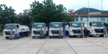 Envía Tamaulipas más alimentos y Pipas para abasto de agua a Guerrero