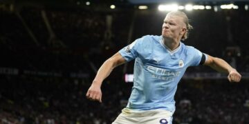 Manchester City vence 3-0 al United con destacada actuación de Haaland