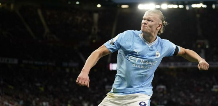 Manchester City vence 3-0 al United con destacada actuación de Haaland