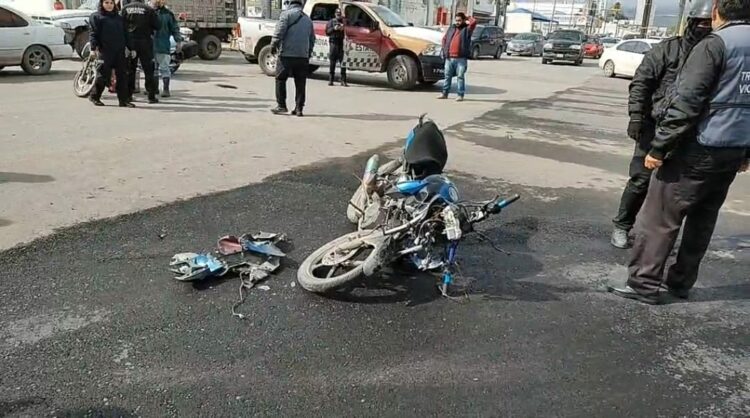 Repartidor termina gravemente lesionado