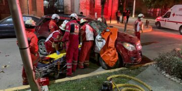 Fuerte choque en el 17 Bravo