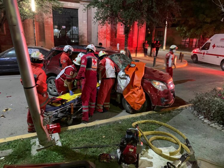 Fuerte choque en el 17 Bravo