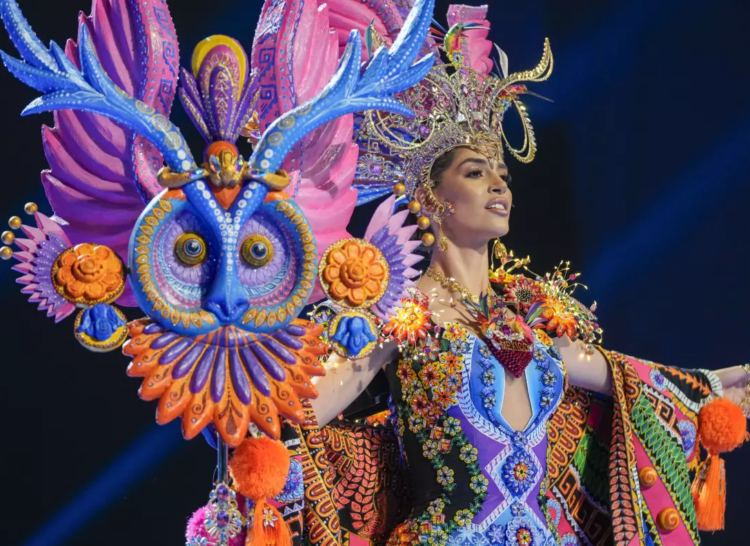 Roban traje típico de Melissa Flores