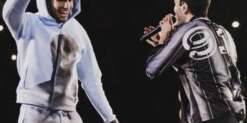 Sebastián Yatra y Carlos Alcaraz juntos en el concierto del TennisFest