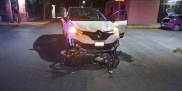 Tumban a motociclista en el 18 Pedro Jose Méndez
