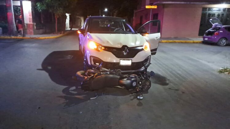 Tumban a motociclista en el 18 Pedro Jose Méndez