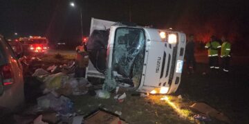 Encontronazo a la altura del cuerudo deja 2 heridos de gravedad