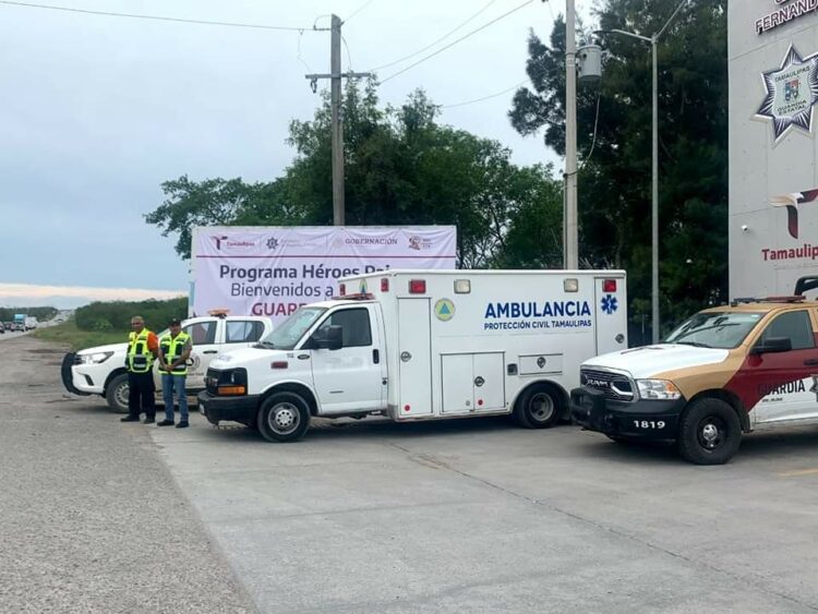 Carreteras de Tamaulipas supervisadas por elementos de Protección Civil