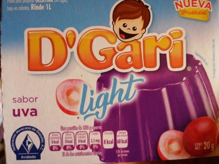 alerta por consumir gelatina D'Gari