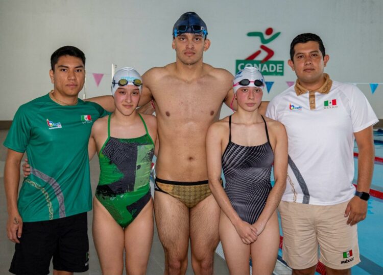 Nadadores de Tlalpan se preparan para los juegos Paralímpicos 2024