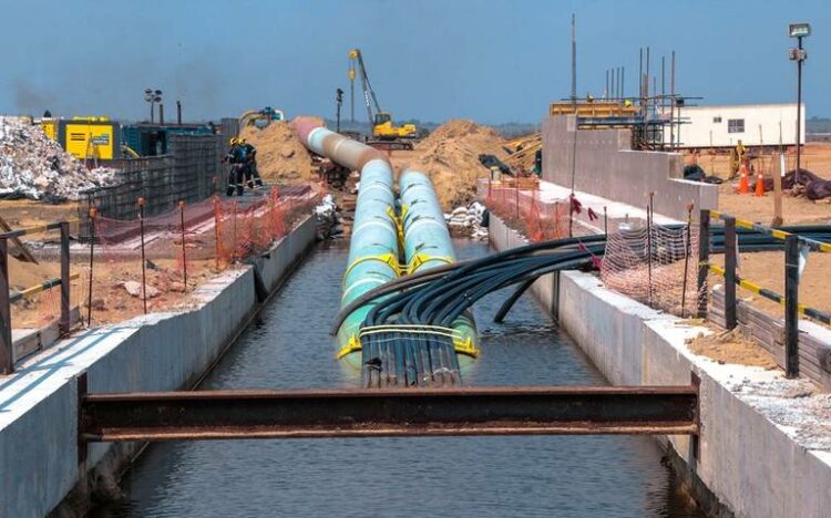 ampliación del del gasoducto Texas-Tuxpan