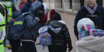 ausentismo escolar por el frío