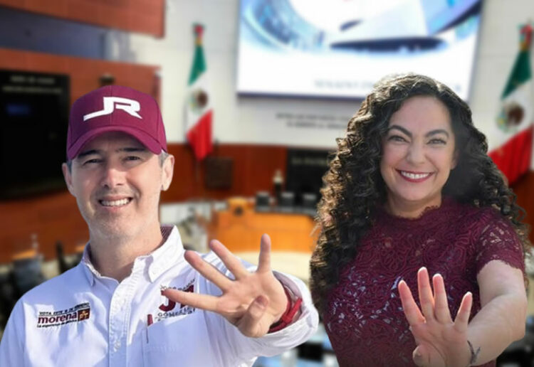 Van Olga Sosa y JR por el Senado en Morena