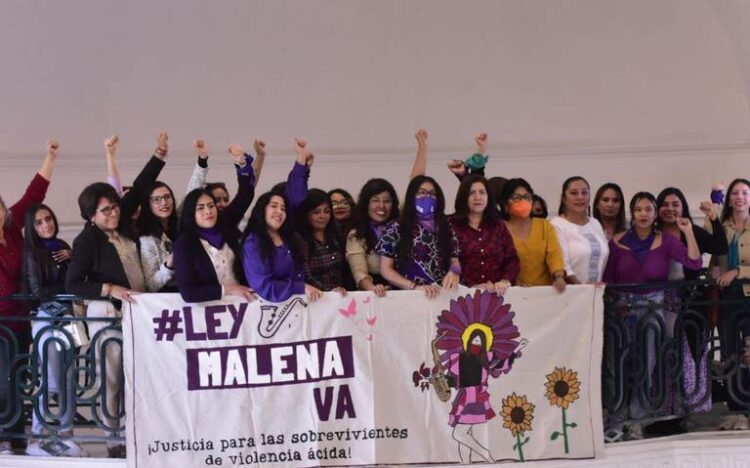 ¡LEY MALENA ES APROBADA EN CDMX! Se castigará con cárcel ataques con ácido.