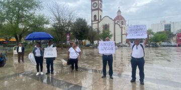 Exigen empleados de Salud asignación de plazas laborales en Tamaulipas