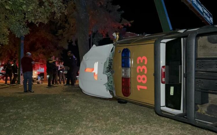 Patrulla de la Guardia Estatal sufre accidente