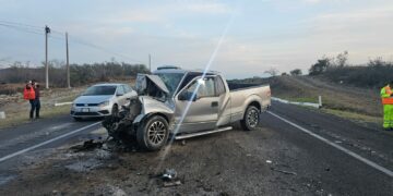 Alerta: circulación cerrada en un carril de la Carretera Federal 83 por choque
