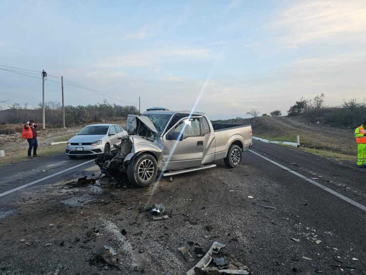 Alerta: circulación cerrada en un carril de la Carretera Federal 83 por choque