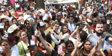 Victorenses disfrutan junto al alcalde Lalo Gattás y su esposa Lucy de Gattás del tradicional  San Marcazo 2024