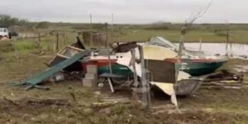 Tornado azota La Pesca, deja un muerto