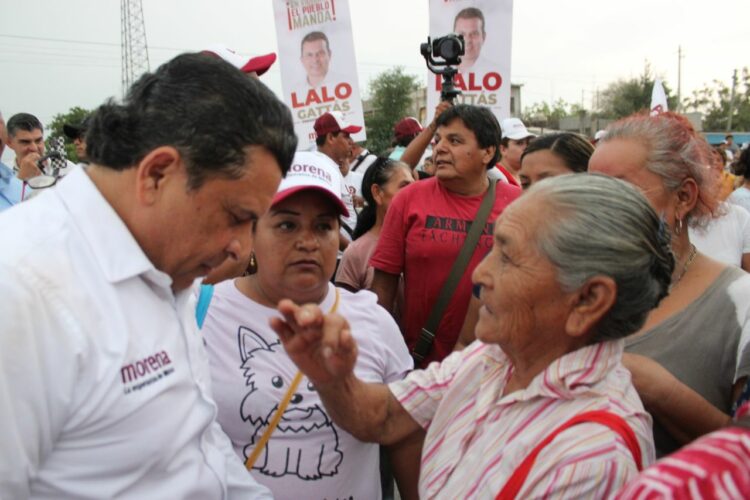 Va Lalo Gattás con paso firme a la reelección.