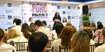 Propone Olga Sosa en CANACO Victoria, fortalecer economía para generar prosperidad compartida