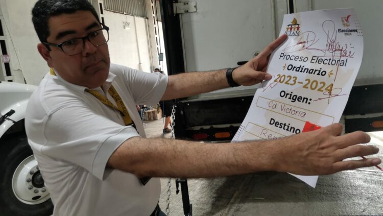 Arriban boletas electorales a los municipios de Tamaulipas