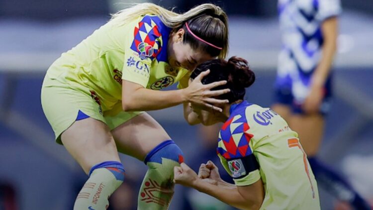 América vence a Rayadas de Monterrey en el primer partido de la final femenil
