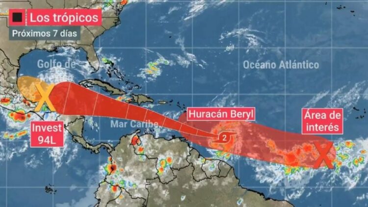 Beryl se intensifica a categoría 4