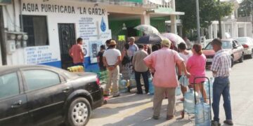 agua en las purificadoras de Tampico