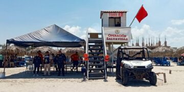 A través del operativo “Verano Seguro 2024” Guardia Estatal mantiene seguridad en Playa Miramar
