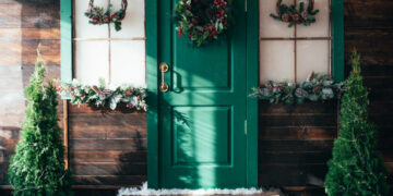 decorar puerta de Navidad