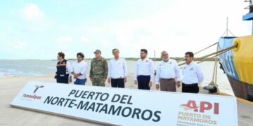 Supervisa gobernador avances del Puerto del Norte en Matamoros