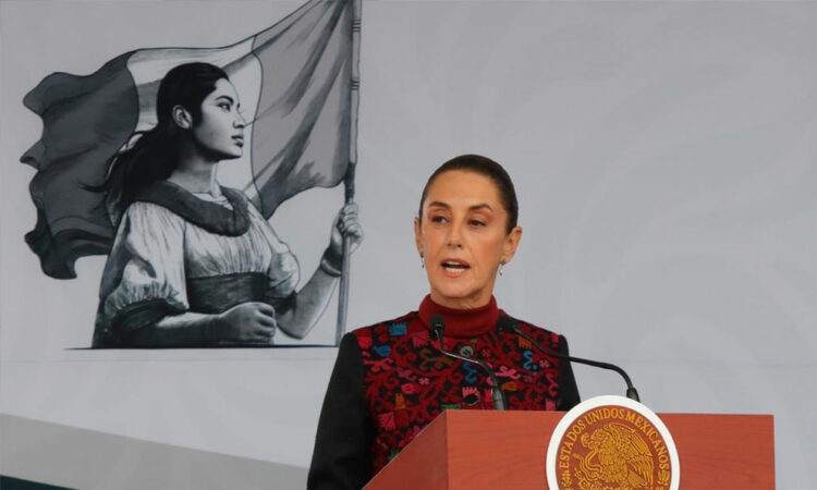 Con Ejército y Marina se construye paz y trenes: Sheinbaum