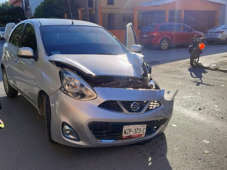 Choque en el 18 Zaragoza deja una mujer hospitalizada