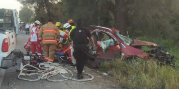 Madre e hija pierden la vida en trágico accidente en la carretera Victoria-Monterrey