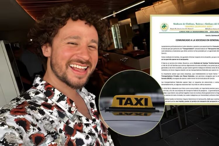 Sheinbaum revisará tarifas de taxis en Cancún tras denuncia de Luisito Comunica