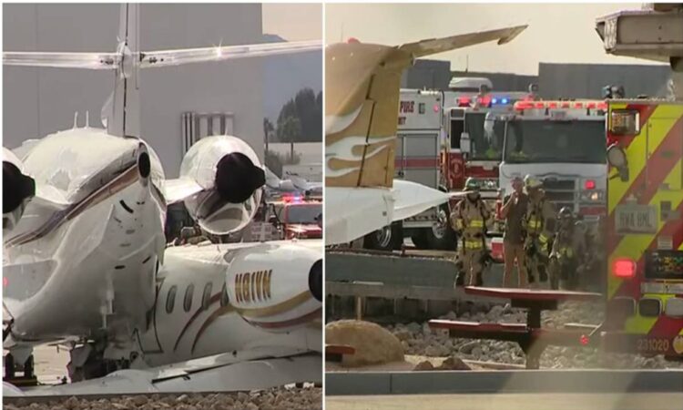 Colisionan dos aviones en aeropuerto de Arizona; hay un muerto y tres heridos