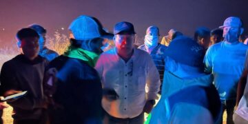 Protección Civil atiende incendio de pastizal en Tula, Tamaulipas