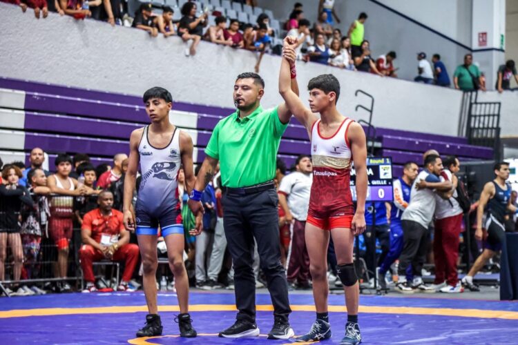 Selección de luchas asociadas de Tamaulipas brilla en el Macro Regional