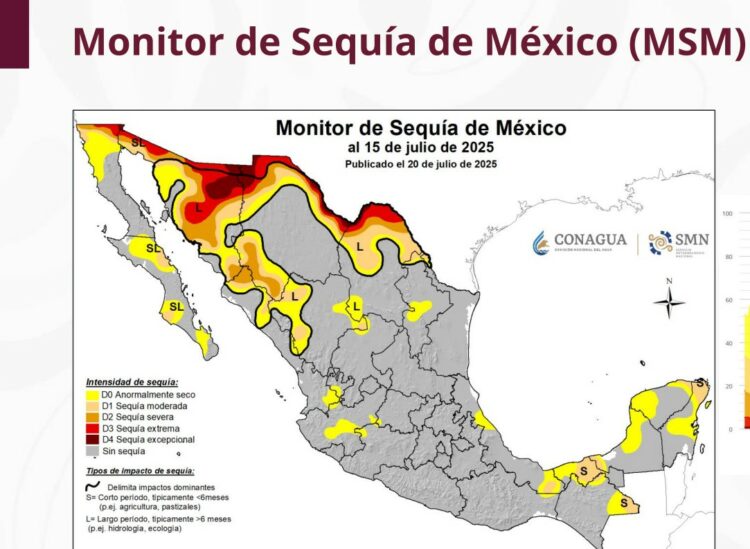 Tamaulipas se recupera de la sequía tras ocho años