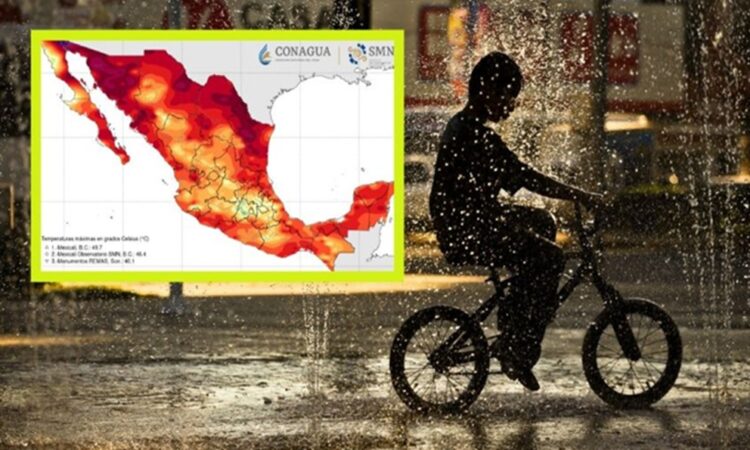 Onda de calor y lluvias intensas impactan a México este 5 de agosto
