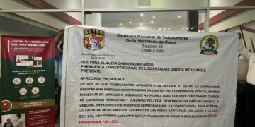 Trabajadores de Salud exigen la destitución de Marggid Rodríguez de IMSS-Bienestar